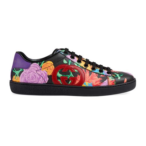 ken scott gucci shoes|Gucci ace floral print sneakers.